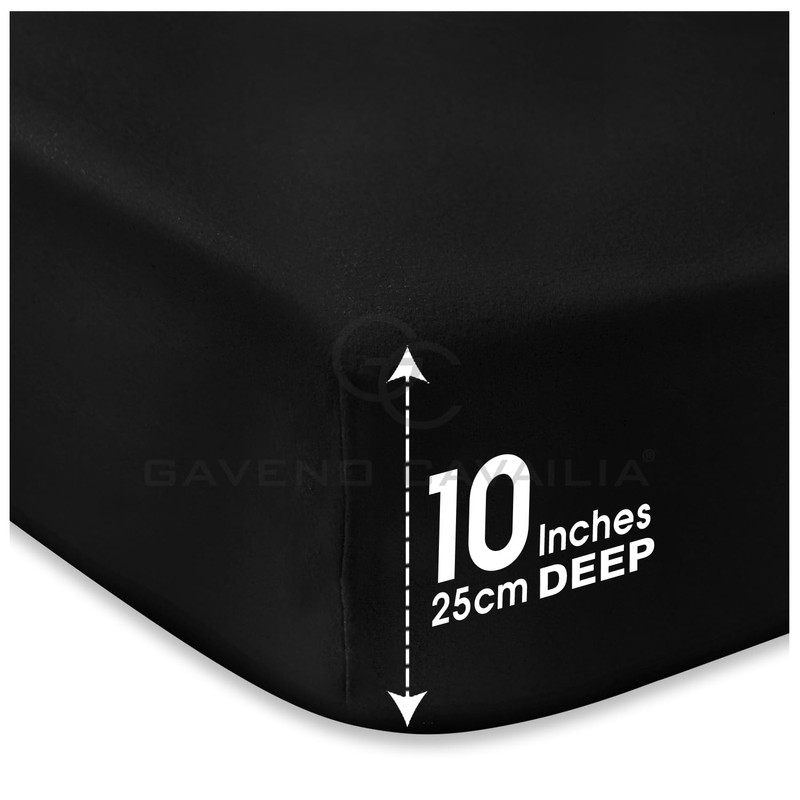 GC GAVENO CAVAILIA Fitted Sheet Double Bed | Plain Dyed