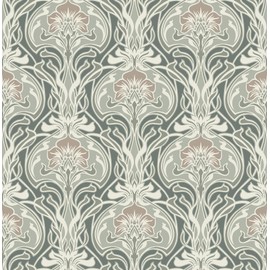 NuWallpaper Fallon Brown Peel and Stick Wallpaper