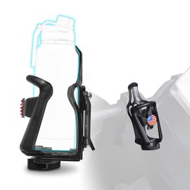 Motorcycle Handlebar Drink Holder for the Can-Am Ryker 600/900/ Rally (2019-2025)/ Sport Edition (2022-2025) | 12-20 oz Water Bottle Cage