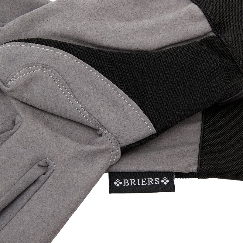 Briers 4540011 Professional Gloves, Grey/Black, Medium