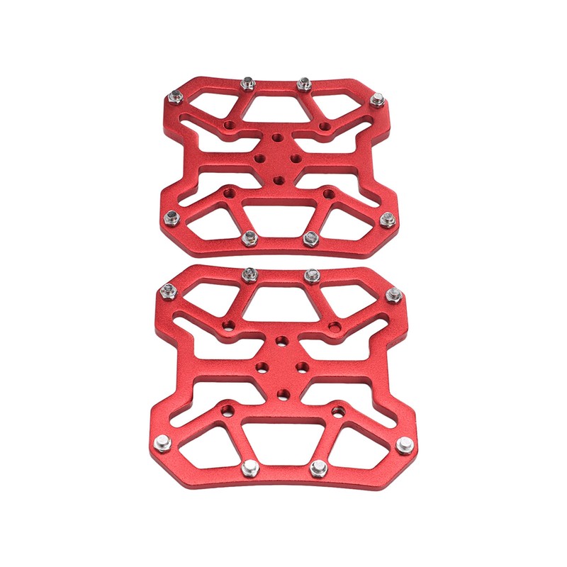 1Pair Bicycle Clipless Pedal Platform Adapters Self Lock Aluminum Alloy