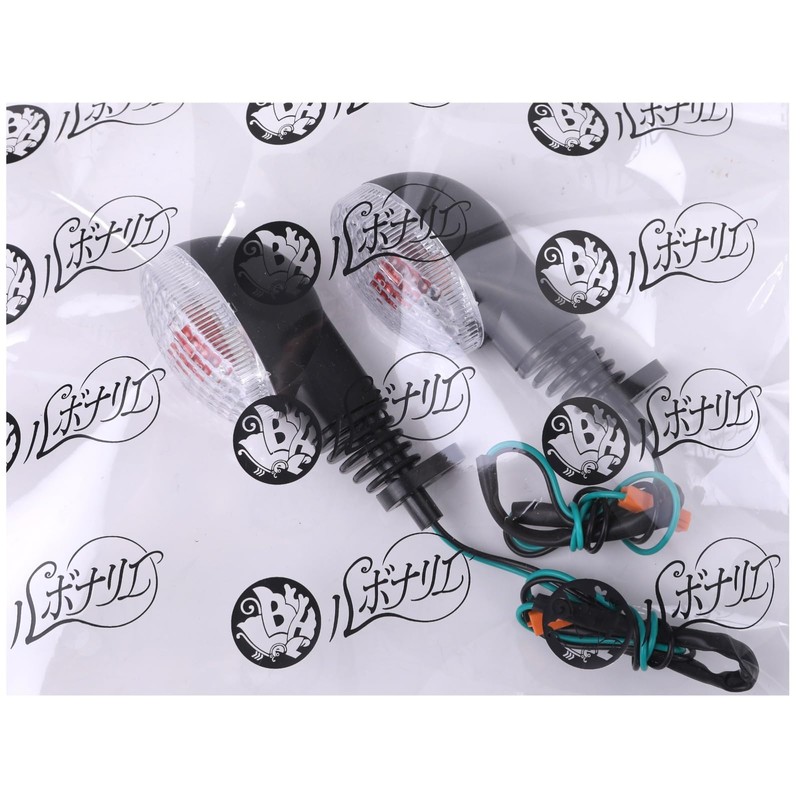 Rubonarie Kawasaki KLX250SF Turn Signal Light Smoke Lens 12V (Clear)