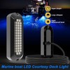 Larlansz Blue 40LED Waterproof Zinc Alloy Deck Transom Stern Led