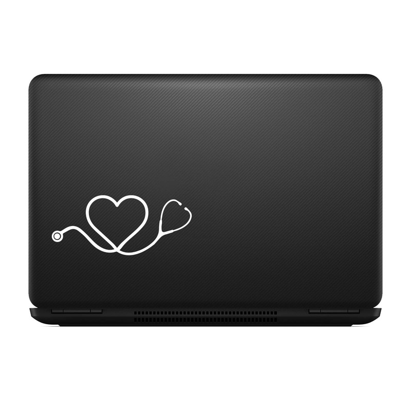Bargain Max Decals Nurse Love Stethescope Sticker Decal Notebook Car