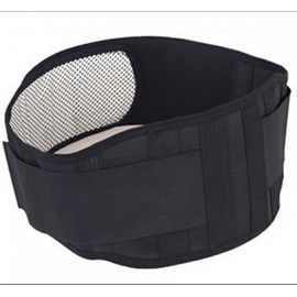 Self-Heating Tourmaline Waist Support Belt a3 L/Black 3ea