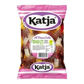 Katja Al Paca cola I Soft Sweet Fruit and Cola flavored Gummy Candy I 500g 17.6 ounce