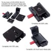iShoot Quick Release Plate Converter, Black, for Manfrotto 200PL and