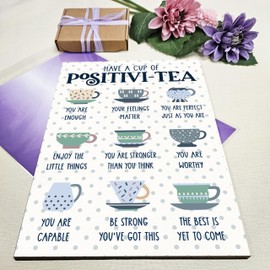 Motivational Wall Art Sign Plaque Inspire Every Day Vibrant Print A4 Wooden Home Décor Uplifting Decoration