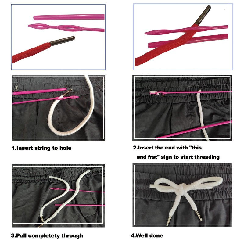 22 Pcs Drawstring Cord Trim Replacement Hoodie String Cording with