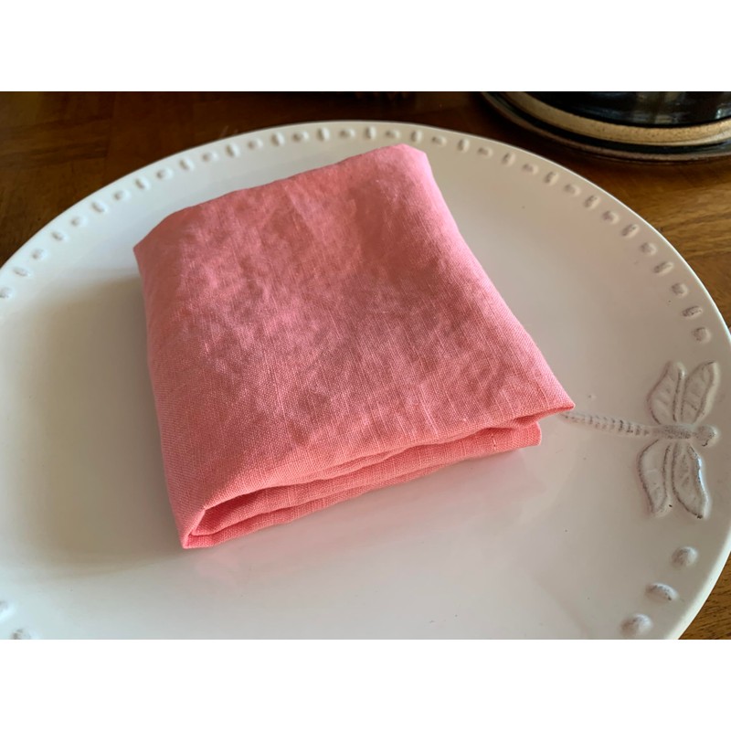 Eight Owls Linen Napkins – 100% Pure Stonewashed Linen Cloth