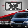 No Drill Front License Frame Compatible with Chrysler Voyager 2020-2024