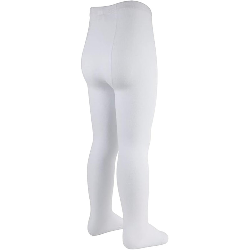 reshmena® 1 Girls Cotton Tights Kids Uniform School Tights Plain