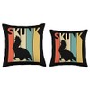 Funny Animal Skunk Artwork Print Cute Skunk Safari Zoo Animal