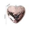 Heart Shaped Mirror Ball Shiny Decorative Reflective Mirror Ball Ornament