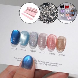 classic nail Diesel Full Color Aurora Queen Glitter Renewal Habom + 30 Parts / 디젤 풀컬러 오로라퀸 글리터 리뉴얼 하봄+파츠 30개