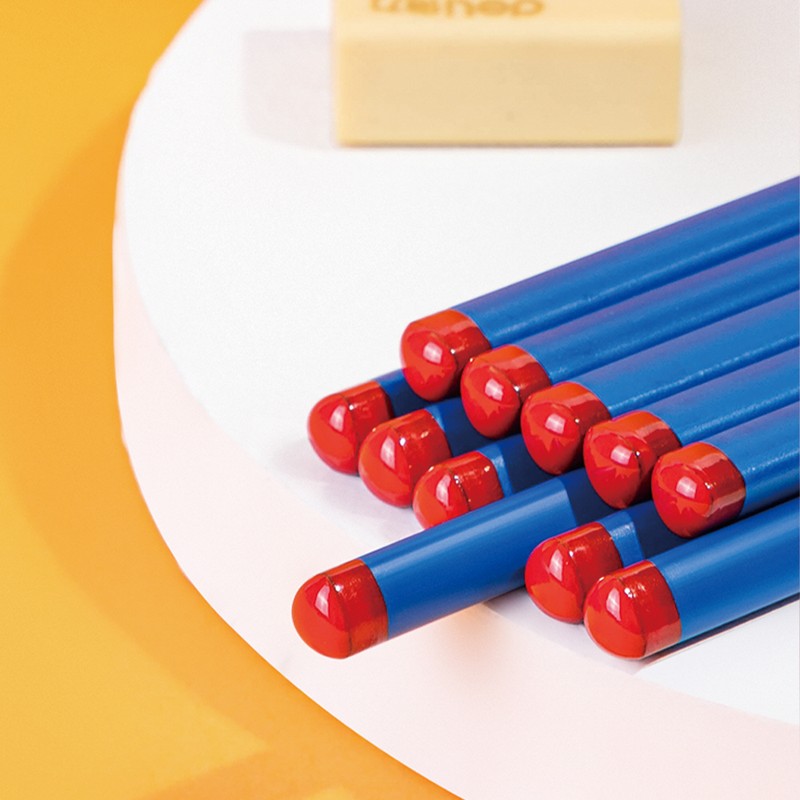 Delhi 30 Deli Blue Triangular Correction Pencils, 30 HB 2B