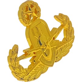 US Army Master EOD Explosive Ordnance Disposal Metal Badge Insignia GOLD PLATED Pin Size: 1.95" x 1.50"