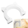Cat Door Interior CatHead Shaped Plastic Cat Pass Through Door