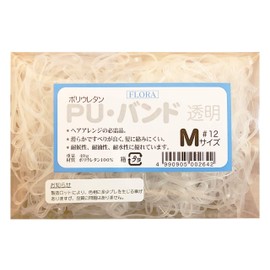 Flora PU Band, 1.4 oz (40 g), Transparent, Medium