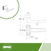 Amig - Rosette Door Handle | Epsilon Model | 132