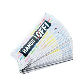 Hands Off No King Vinyl Bumper Sticker – 3" x 11" Car Decal – Durable, Weatherproof Statement Sticker for Cars, Windows, Laptops, and More