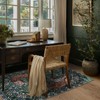 Geanlod Tiger Washable Rugs 3x5ft, Green Entryway Jungle Rugs Non