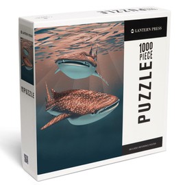 Lantern Press 1000 Piece Jigsaw Puzzle, Lithograph, Whale Shark