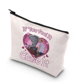 Funny Movie Gift If You Feel It Chase It Makeup Bag Storm Chaser Gift Hurricane Gift Meteorology Gift (Chase It Bag UK)