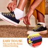 REBECASKYENS 6 Pair No Tye Shoelaces Elastic Curly Stretchy For