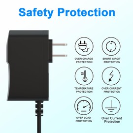 6V 1A Power Supply Adapter 6W AC/DC Charger AC 100-240V to DC 6V 1A 0.8A 0.5A 450mA Adapter for Little Sewing Machine/Lamp with 5.5x2.5/2.1mm Plug