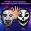 Máscara Led Bluetooth Halloween Cosplay Con Adultos Y Niños