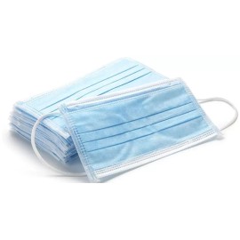 Unbranded [100 PCS] Disposable Face Mask Non Medical Surgical 3-Ply Earloop Mouth Cover