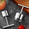 Acero Inoxidable Descorazonador de Frutas para Manzanas y Pepita