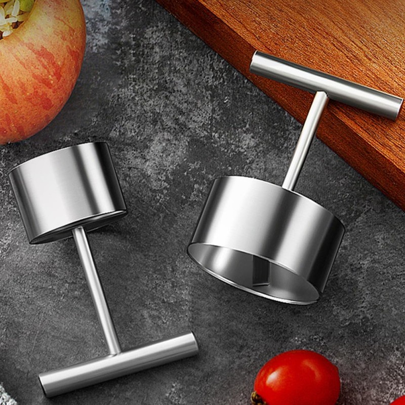 Acero Inoxidable Descorazonador de Frutas para Manzanas y Pepita