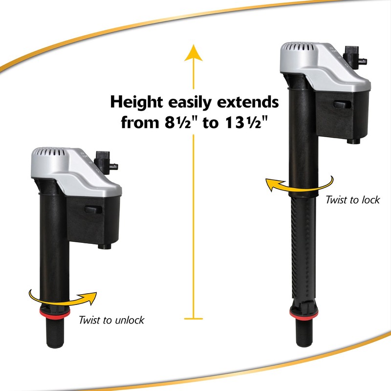 Korky Standard 2-inch Complete Toilet Repair Kit, Fixes: Running, Noisy,