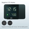 Braun Digital Projection Alarm Clock with 4 Backlight options, Negative