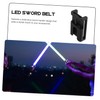 Sosoport Light Up Sword Belt Clip Metal Buckle Accessory for