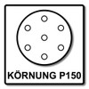 Mirka Basecut Sanding Discs 150 mm P150 Pack of 100