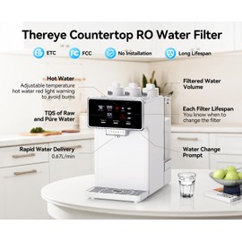 Post Activated Carbon Composite Filter, Replacement PAC Water Filter, Applicable to Thereye ER-WP02 Reverse Osmosis Water Filter System