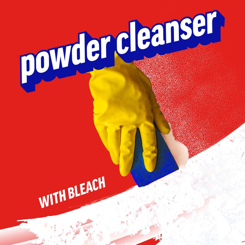 Ajax Powder Cleanser with Bleach - 21 ounce (Pack of