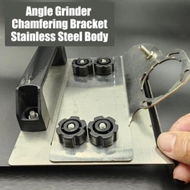 Angle Grinder Stand for Tile 45° Chamfer Cutting, Special Cutting Bracket for Angle Grinder Stand Grinder Holder, 45 Degree Tile Chamfering Tool for Cutting Ceramic Stone (1pcs)