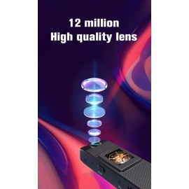 Ultra-Small Action Camera ,Portable Mini Camcorder with 180° Rotary Lens with Night Vision HD 1080P Camera with Video and sound Recording , Take Out Law Enforcement Recorder quickly（32G card，black）