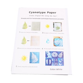 VOANZO 24 Sheets Solar Print Paper Cyanotype Paper A5 Solar Drawing Paper Sensitivity Nature Printing Paper for Children Adults Arts Crafts DIY Project