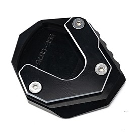 ZYAKOMO Motorcycle Kickstand Pad Side Stand Extension Support Plate Pad Compatible with NC750X NC 750X 2017 2018 2019 2020 (Not Fit 2021-2023) (Black)