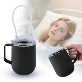 DEEYOTA No Spill Cups for Adults,Adult Sippy Cup,Spill-Proof Adult Sippy Cup for Elderly,Adaptive Cups for Elderly