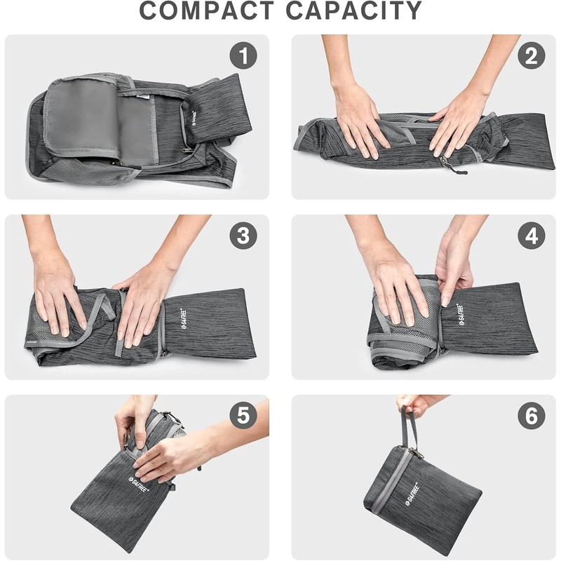 G4Free 10/15/20L Mochila Senderismo Ligero Packable Senderismo Daypack Pequeño Viaje