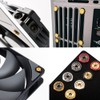 DolDer PC Fan Screws 25 mm Computer Fan Screws Fan