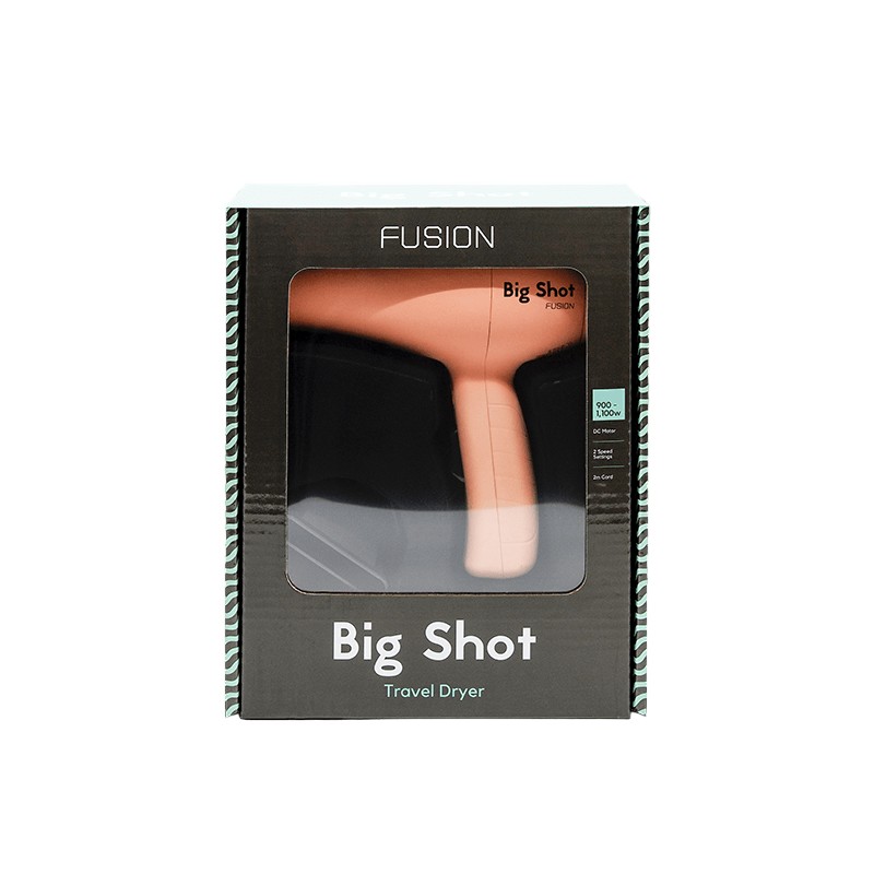 Fusion Big Shot Travel Coral Dryer 1100 watts