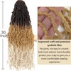Faux Locs Crochet Hair Ombre Soft Locs 30 Inch 7