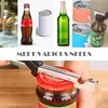 Adjustable Can Opener, Easy Open Adjustable Grip Jar Opener, New
